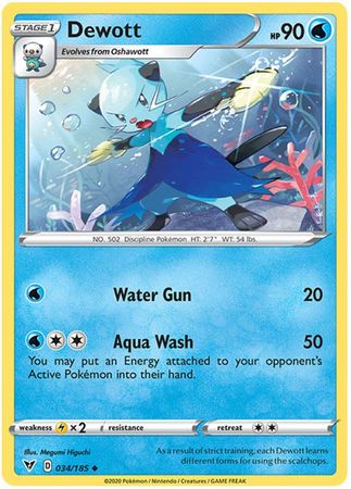 Dewott - 034/185 - Uncommon available at 401 Games Canada