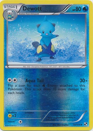 Dewott - 30/114 - Uncommon - Reverse Holo available at 401 Games Canada