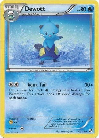 Dewott - 30/114 - Uncommon available at 401 Games Canada