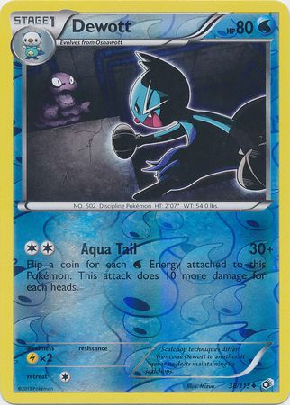 Dewott - 38/113 - Uncommon - Reverse Holo available at 401 Games Canada