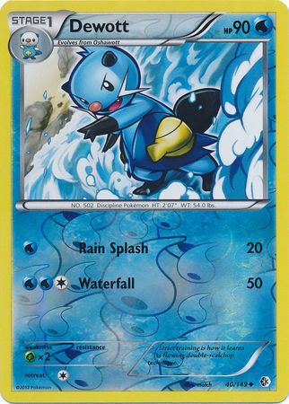 Dewott - 40/149 - Uncommon - Reverse Holo available at 401 Games Canada