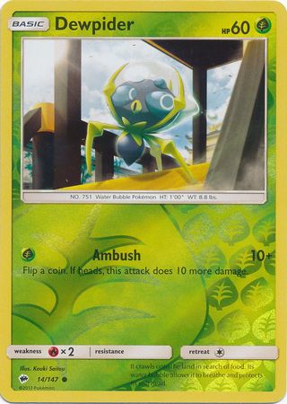 Dewpider - 14/147 - Common - Reverse Holo available at 401 Games Canada