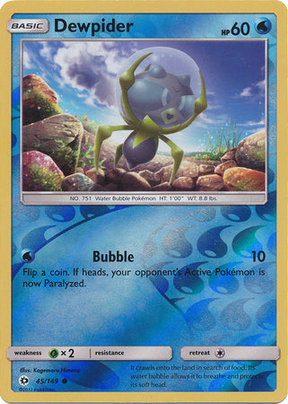 Dewpider - 45/149 - Common - Reverse Holo available at 401 Games Canada