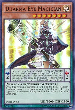 Dharma-Eye Magician - BOSH-EN096 - Super Rare - Unlimited available at 401 Games Canada