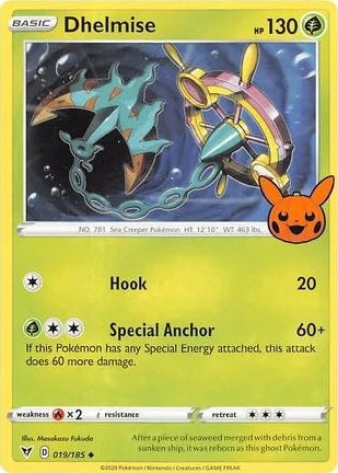 Dhelmise - 019/185 - Promo (Trick or Trade BOOster Bundle) available at 401 Games Canada