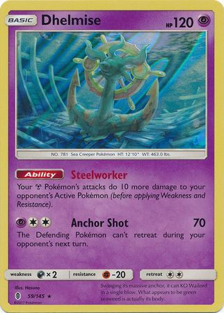 Dhelmise - 59/145 - Holo Rare available at 401 Games Canada