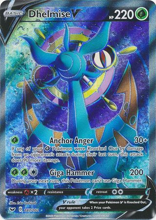 Dhelmise V - 187/202 - Full Art Ultra Rare available at 401 Games Canada