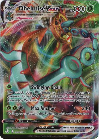 Dhelmise VMAX - 010/072 - Ultra Rare available at 401 Games Canada