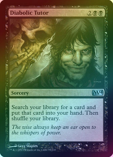 Diabolic Tutor (Foil) (M14) available at 401 Games Canada