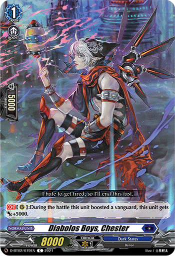 Diabolos Boys, Chester - D-BT02/079 - Common available at 401 Games Canada
