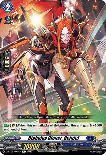 Diabolos Digger, Beigiel - D-BT06/071 - Common available at 401 Games Canada