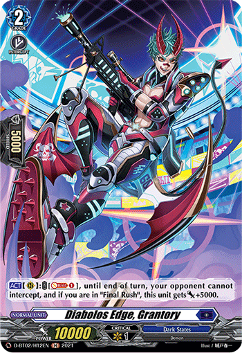 Diabolos Edge, Grantory - D-BT02/H12 - Holo Rare available at 401 Games Canada