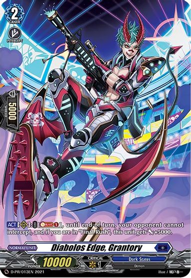 Diabolos Edge, Grantory - D-PR/013 - PR available at 401 Games Canada