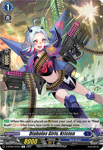 Diabolos Girls, Kristen - D-BT06/074 - Common available at 401 Games Canada