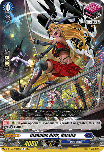 Diabolos Girls, Natalia - D-BT02/035 - Rare available at 401 Games Canada