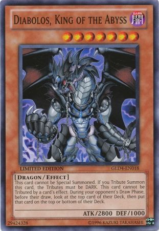 Diabolos, King of the Abyss - GLD4-EN018 - Common - Limited Edition available at 401 Games Canada