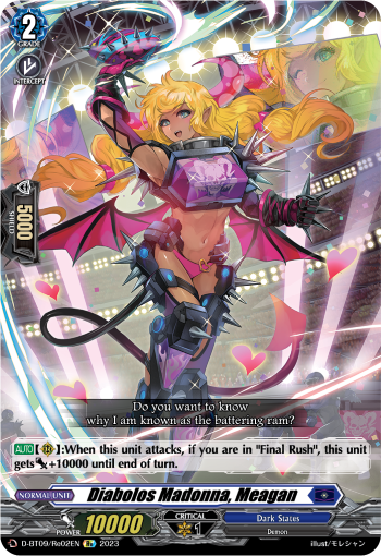 Diabolos Madonna, Meagan - D-BT09/Re02 - Special Reprint available at 401 Games Canada