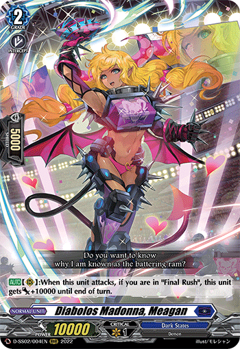 Diabolos Madonna, Meagan - D-SS02/004 - Triple Rare available at 401 Games Canada