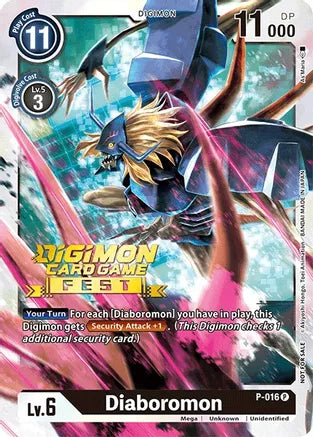 Diaboromon - P-016 - (Digimon Card Game Fest 2022) available at 401 Games Canada