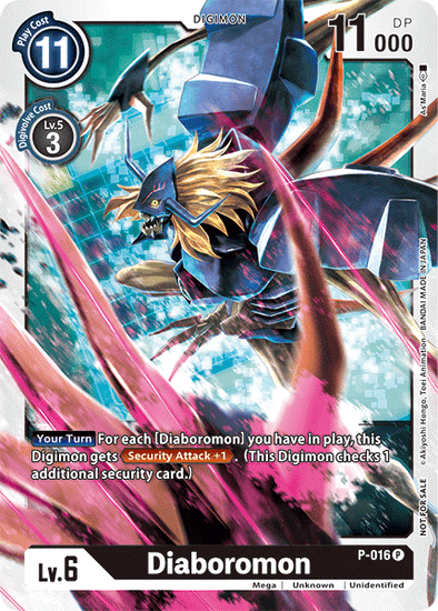 Diaboromon - P-016 - Promo available at 401 Games Canada