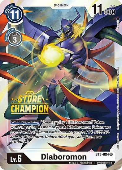 Diaboromon (Store Champion) - BT5-084 - Promo available at 401 Games Canada