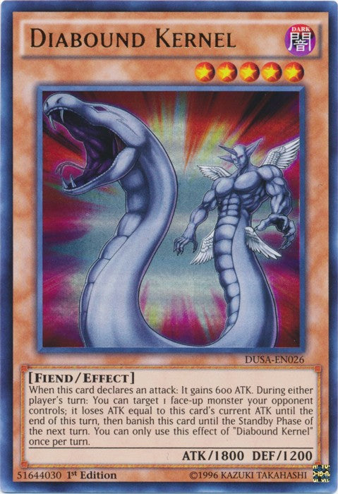 Diabound Kernel - DUSA-EN026 - Ultra Rare - 1st Edition available at 401 Games Canada