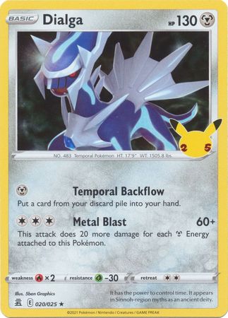 Dialga - 020/025 - Holo Rare available at 401 Games Canada