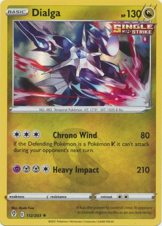 Dialga - 112/203 - Holo Rare available at 401 Games Canada