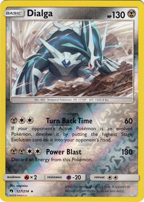 Dialga - 127/214 - Holo Rare - Reverse Holo available at 401 Games Canada
