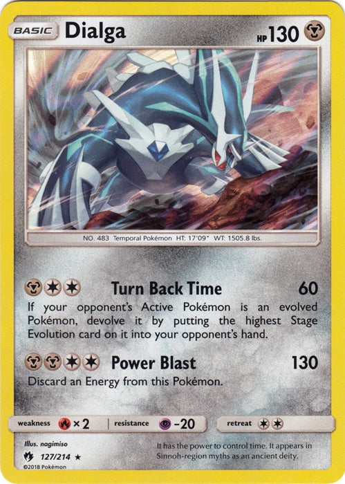 Dialga - 127/214 - Holo Rare available at 401 Games Canada