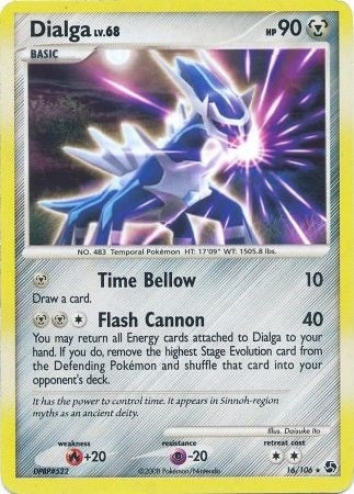 Dialga - 16/106 - Rare available at 401 Games Canada