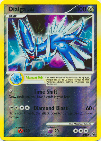 Dialga - 4/100 - Holo Rare - Reverse Holo available at 401 Games Canada