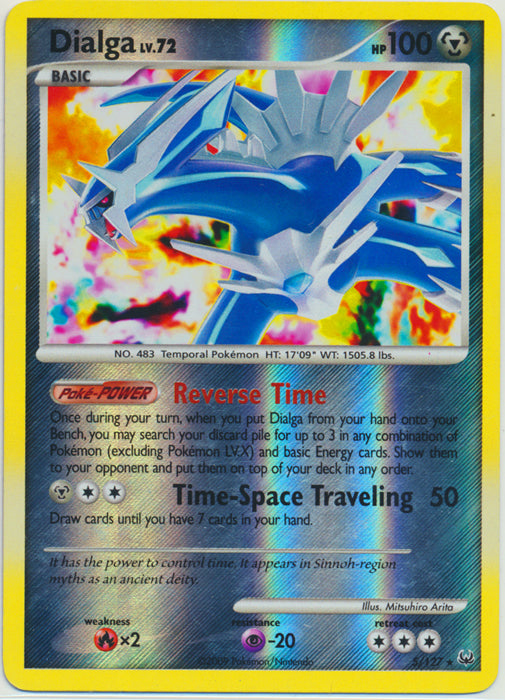 Dialga - 5/127 - Holo Rare - Reverse Holo available at 401 Games Canada