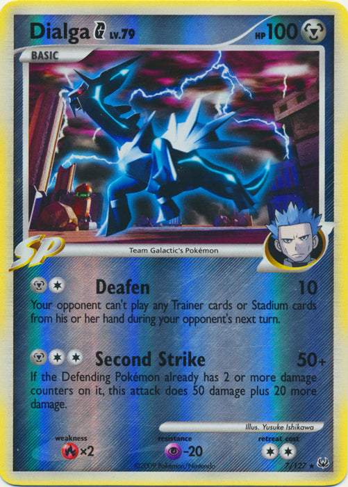 Dialga G - 7/127 - Holo Rare - Reverse Holo available at 401 Games Canada