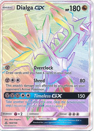 Dialga GX - 164/156 - Hyper Rare available at 401 Games Canada