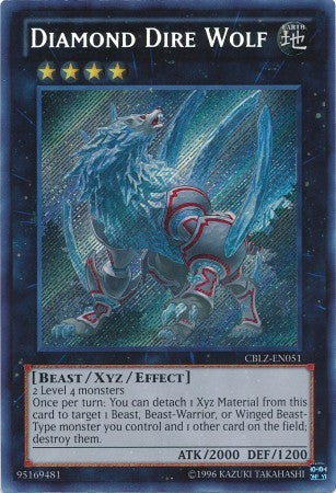 Diamond Dire Wolf - CBLZ-EN051 - Secret Rare - Unlimited available at 401 Games Canada