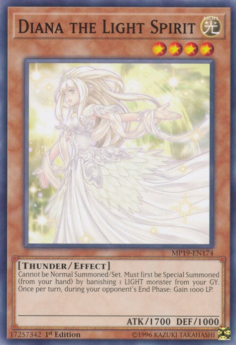 Diana the Light Spirit - MP19-EN174 - Common - 1st Edition available at 401 Games Canada