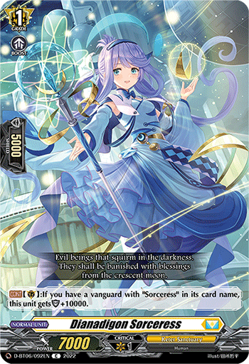 Dianadigon Sorceress - D-BT06/092 - Common available at 401 Games Canada