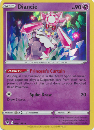 Diancie - 068/189 - Holo Rare available at 401 Games Canada