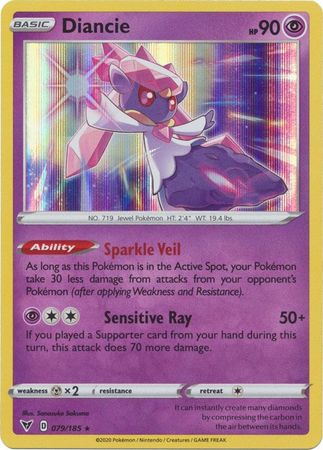 Diancie - 079/185 - Holo Rare available at 401 Games Canada