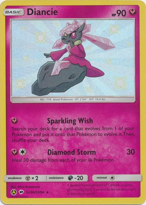 Diancie - SV36/SV94 - Shiny Rare available at 401 Games Canada