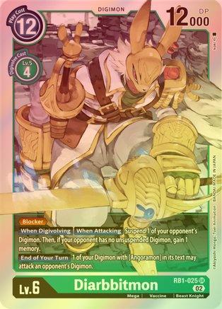 Diarbbitmon - RB1-025 - Super Rare (Foil) available at 401 Games Canada