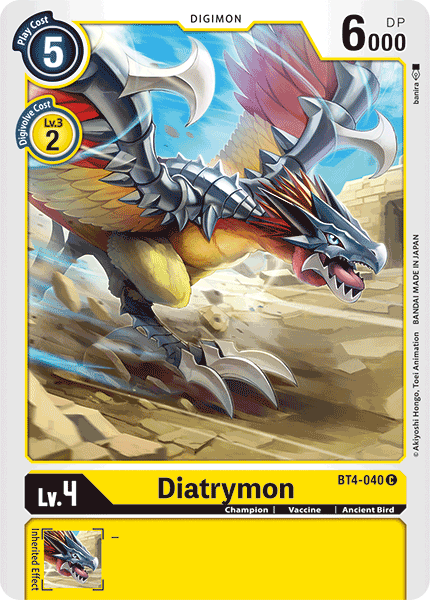 Diatrymon - BT4-040 - Common available at 401 Games Canada