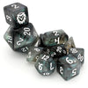 Dice Envy - 10 Piece - Poison Cloud Glow in the Dark available at 401 Games Canada