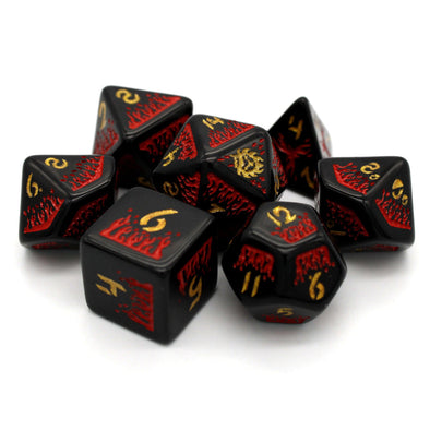 Dice Envy - 7 Piece - Dungeons & Dragons & Drive-Ins & Dives available at 401 Games Canada