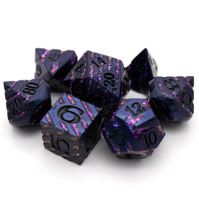 Dice Envy - 7 Piece - Midnight Mischeif available at 401 Games Canada