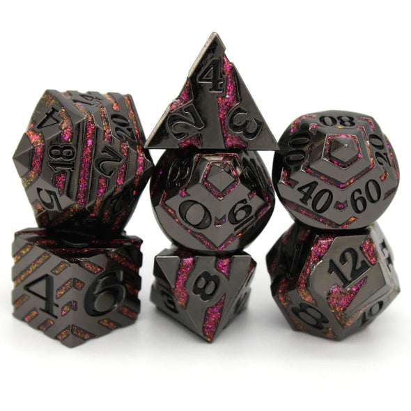 Dice Envy - 7 Piece - Red Run available at 401 Games Canada