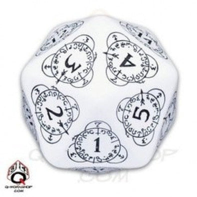 Dice Set - Q-Workshop - 30mm D20 Level Counter - White available at 401 Games Canada