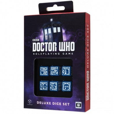 Dice Set - Q-Workshop - 6D6 - Doctor Who (Deluxe) available at 401 Games Canada