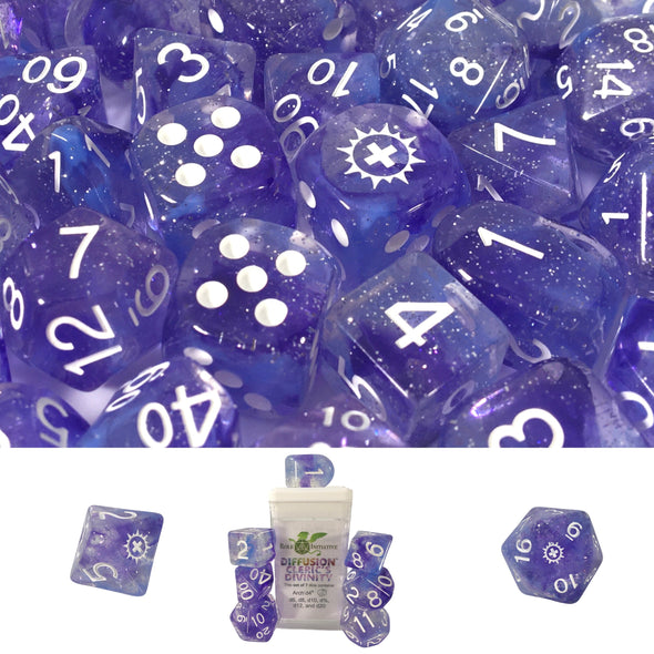 Dice Set - Role 4 Initiative - 7 Piece Set - Diffusion Cleric's Divinity Special available at 401 Games Canada